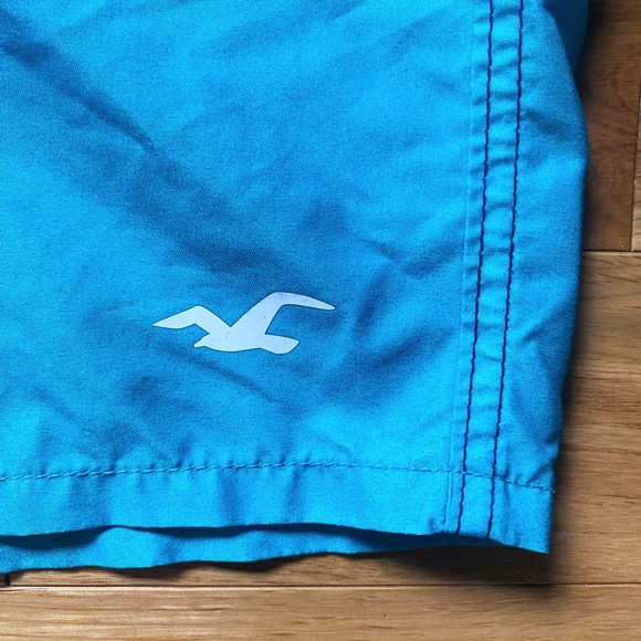 Men's Hollister swim trunks 30" waist size small blue green - Picture 2 of 3